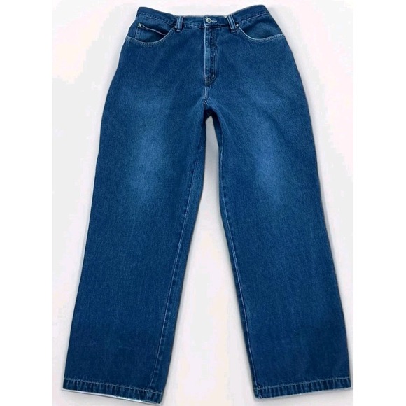 VTG Rocawear Jeans Mens 34x33 Blue Y2K Baggy Embroidered Grunge Skater Wide Leg - Picture 1 of 9
